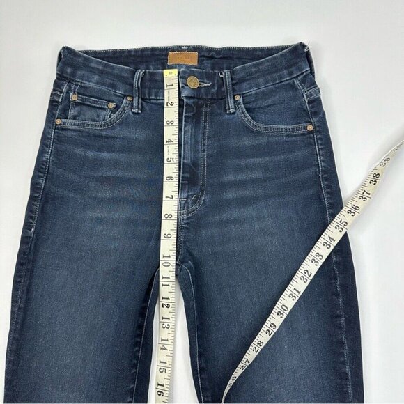 Mother Women’s High Waisted Looker Coffee Tea & Me Skinny Designer Jeans W26/L27 - Picture 10 of 12